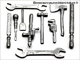 Set 10 OUTILS miniatures DELUXE