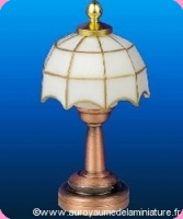 LUMINAIRE miniature 1:12
- LED /  LAMPE miniature TIFFANY