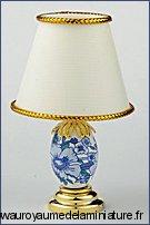 LUMINAIRE miniature 1:12
- LED / LAMPE   miniature PIED BLEU 