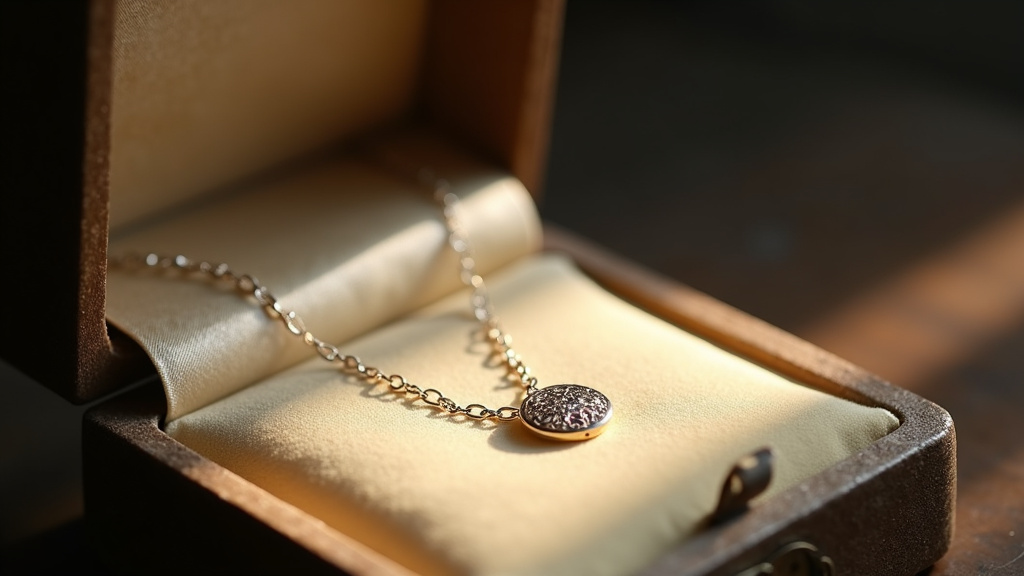 Le pendentif en or blanc : un bijou qui accompagne l'enfance et se transmet bien plus tard