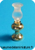 LUMINAIRES miniature 1:12 / LUMINAIRES non Fonctionnels
- LAMPE miniature COROLLE BLANCHE