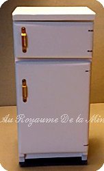 CUISINE - REFRIGERATEUR miniature, 
Coloris BLANC - DF167