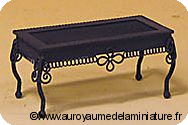 JARDIN miniature - TABLE basse en Métal BRUN