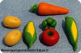FRUITS miniatures 
- Panier PIQUE-NIQUE miniature