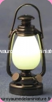 LUMINAIRE miniature LED  1:12
-  LAMPE-TEMPETE miniature 