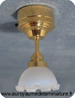 LUMINAIRE LED miniature 1:12
- PLAFONNIER miniature Cranté 