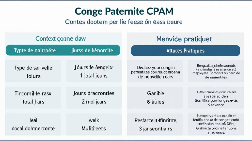 Calculateur indemnités congé paternité - Outil interactif