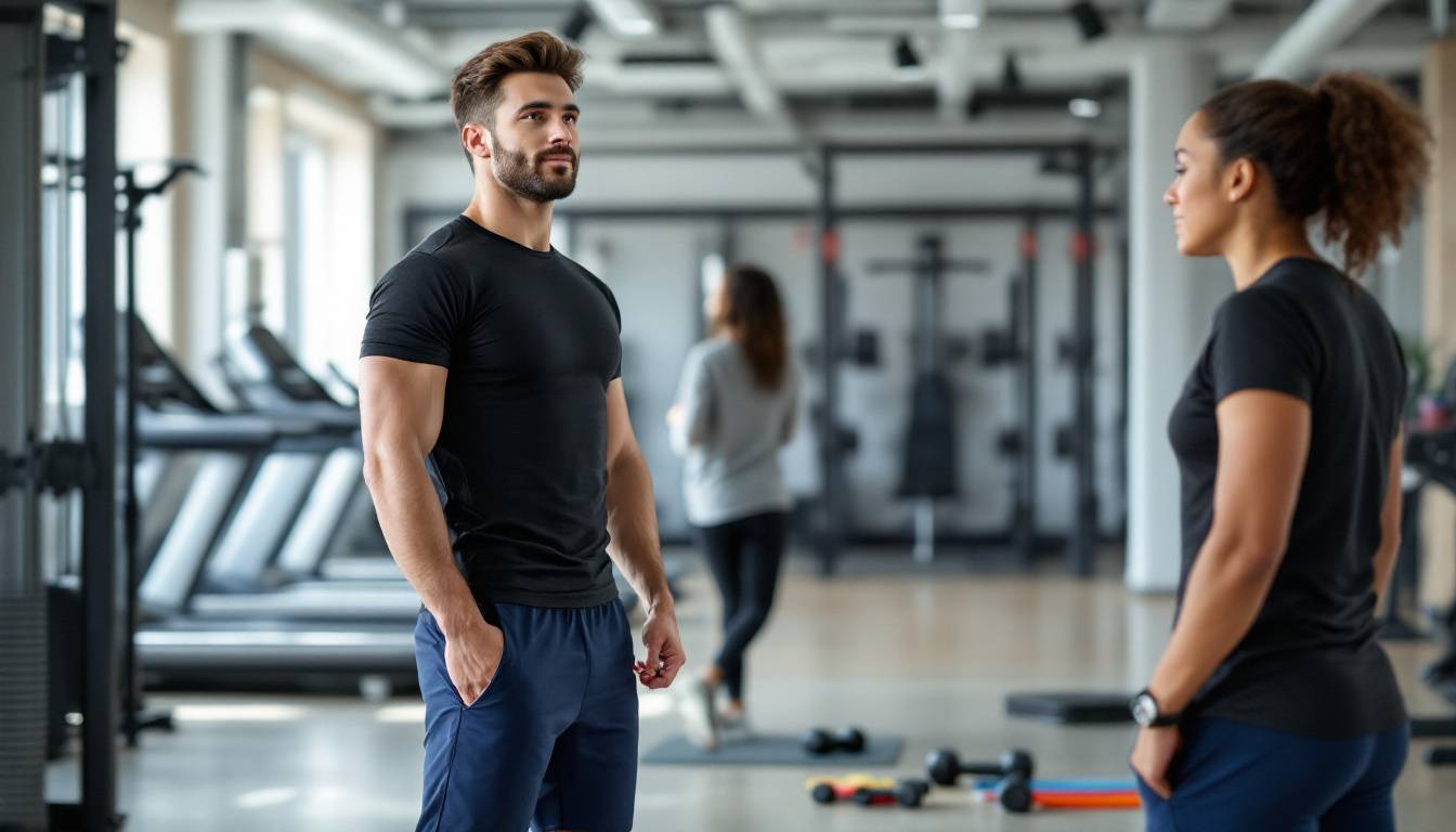 Homme cherchant à grandir plus vite