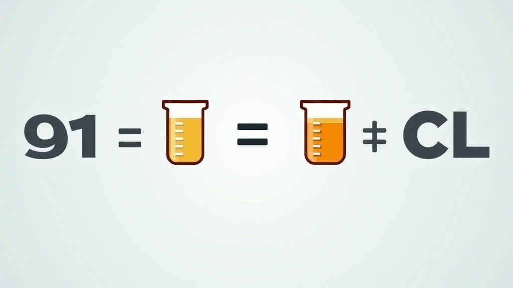 Conversion en cuisine - mL vers cL