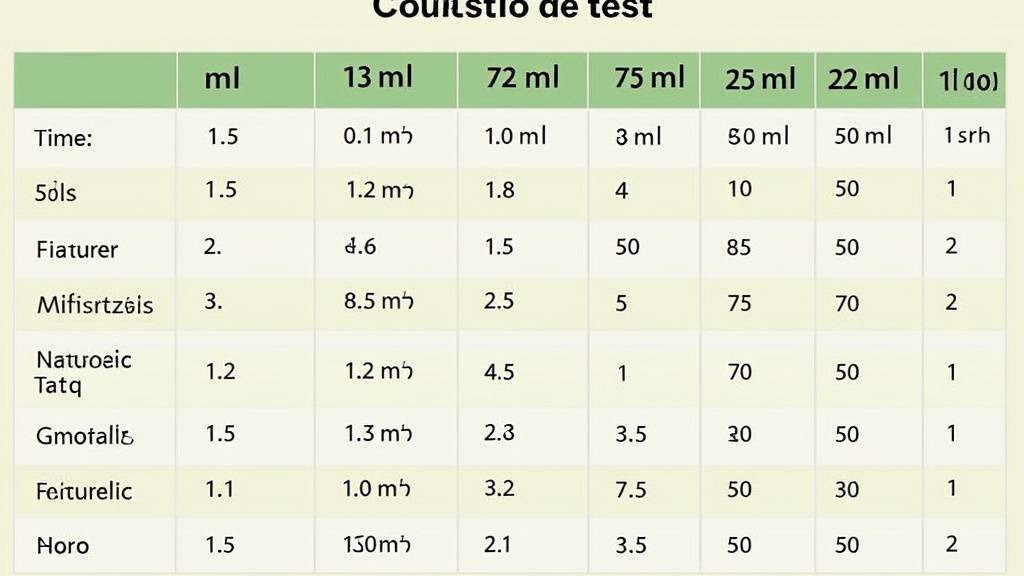 Cuisine avec mesures précises pour conversion ml cl