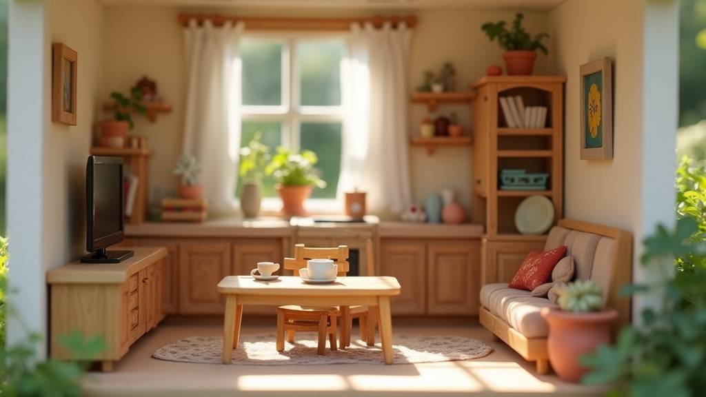 Comparaison des échelles 1:12 et 1:24 pour miniatures de maison de poupée