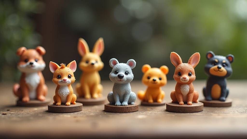 Impression 3D d'animaux miniatures