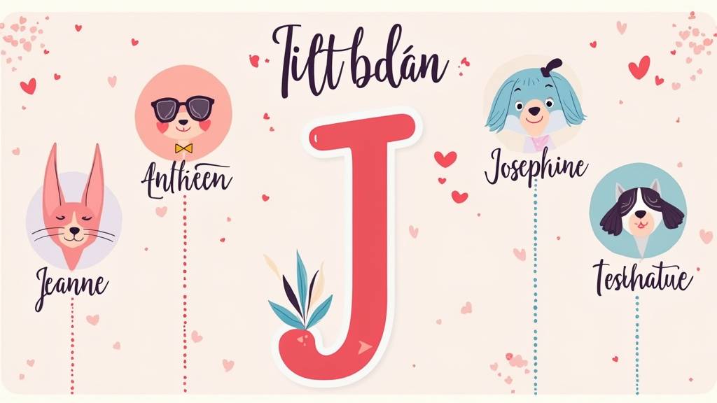 Infographie sur la popularité des prénoms féminins en J