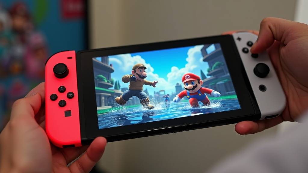 Console Nintendo Switch 2 avec Joy-Cons détachés