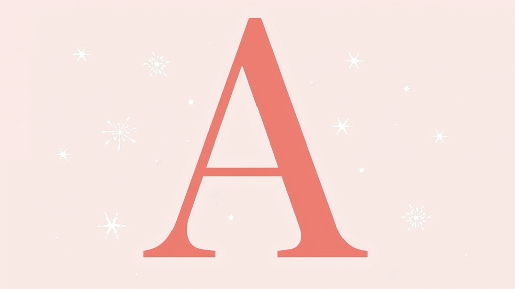 Illustration de prénoms féminins finissant par A