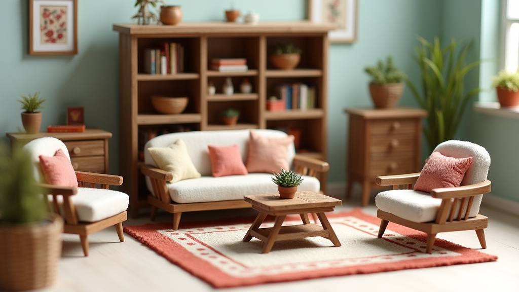 Divers styles de meubles miniatures, du classique au moderne